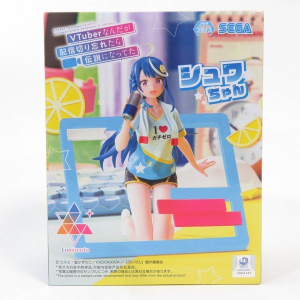 【新品未開封】ぶいでん シュワちゃん フィギュア Luminasta 9体セット TVアニメ『VTuberなんだが配信切り忘れたら伝説になってた