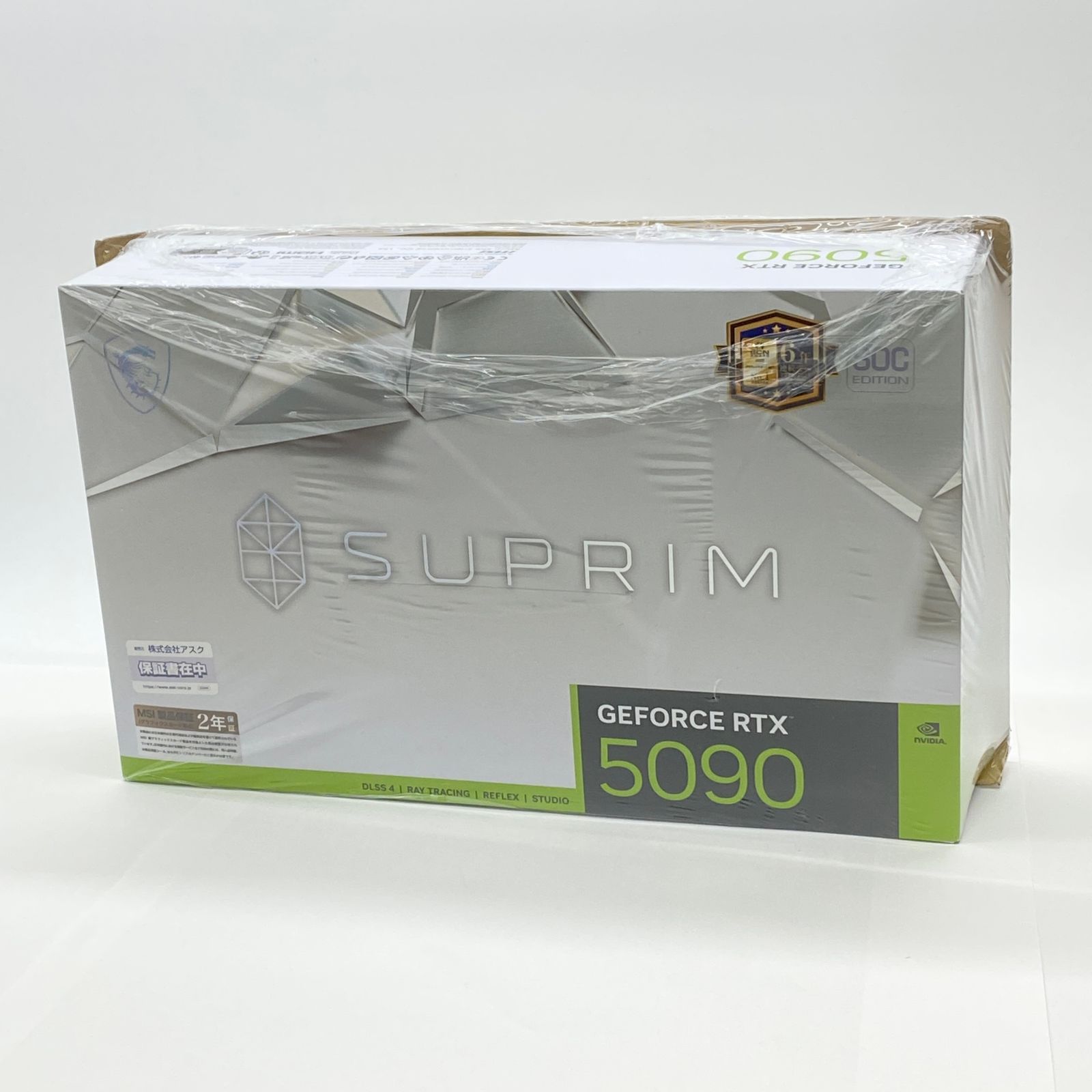 新品 未開封 MSI GeForce RTX 5090 32G SUPRIM SOC (GeForce RTX 5090 