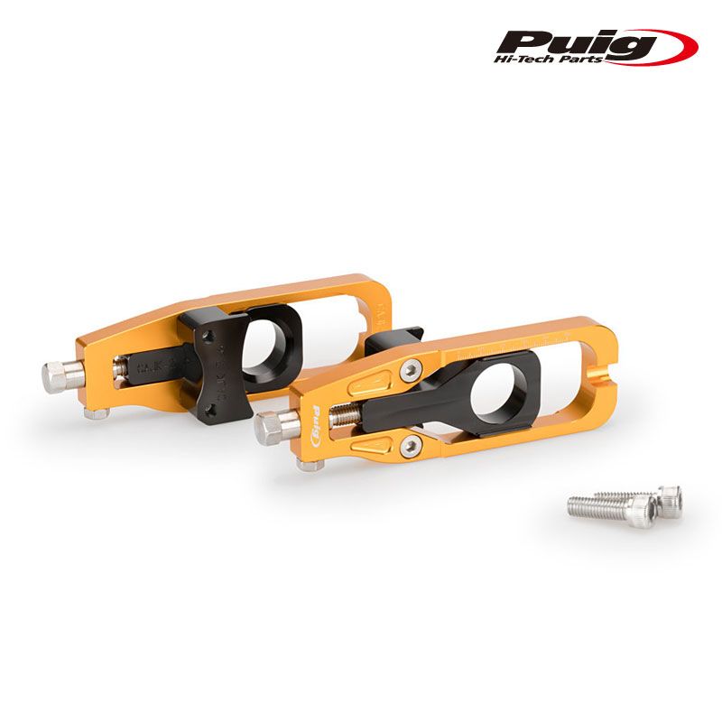 Puig 20689O CHAIN TENSIONER GOLD Kawasaki ZX-6R 636 13-17 プーチ チェーン テンショナー