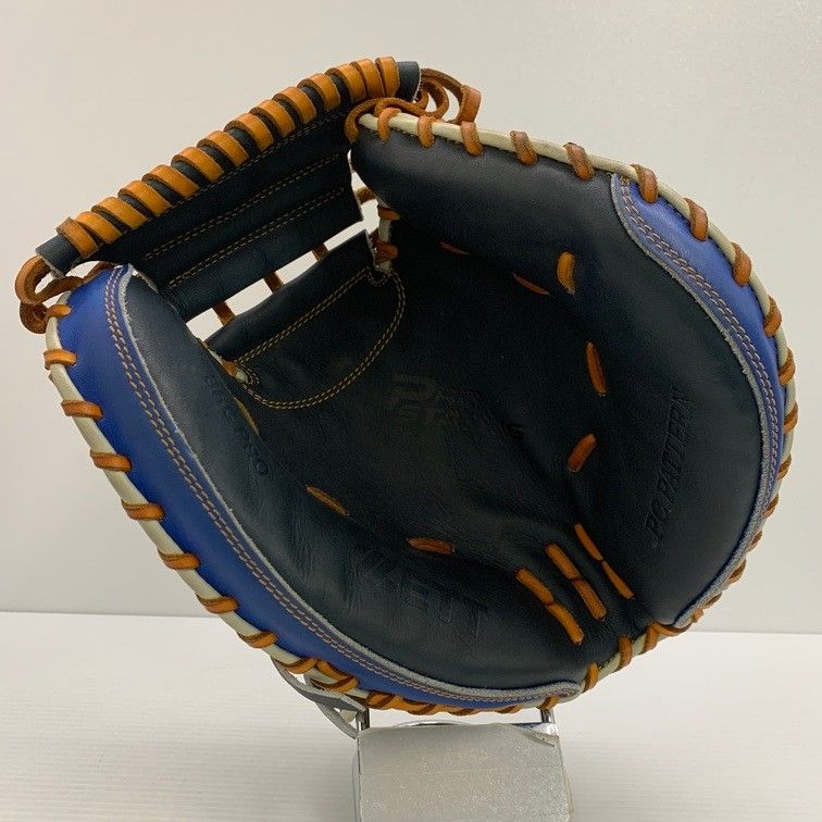 ZETT - 中古品 ゼット ZETT プロステイタス 軟式 オーダー キャッチャーミット 刺繍入り 4496 中古品 ゼット ZETT プロステイタス 軟式 オーダー キャッチャー