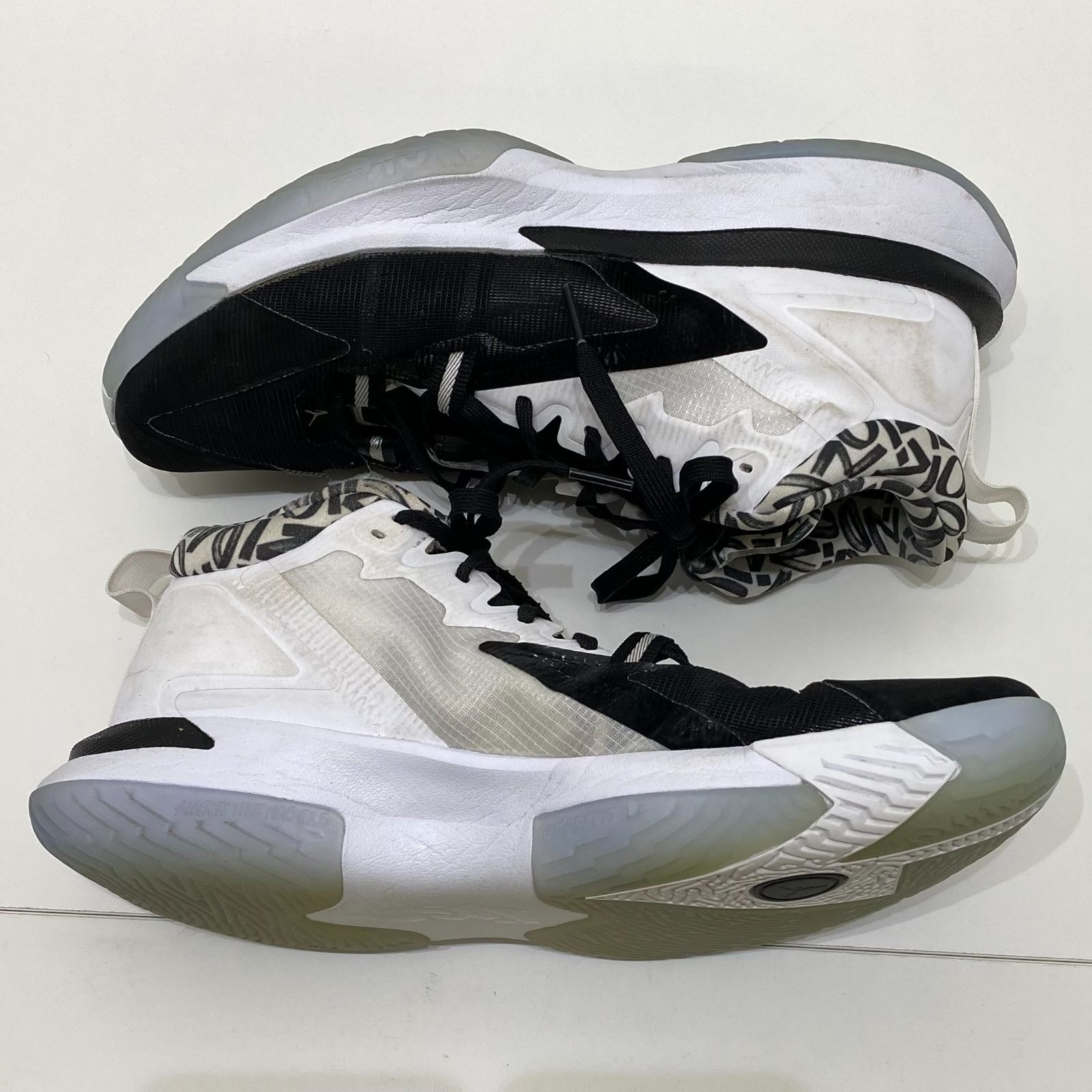 NIKE JORDAN ZION 1 PF DA3129-002 28.5cm ブラック ホワイト - メルカリ