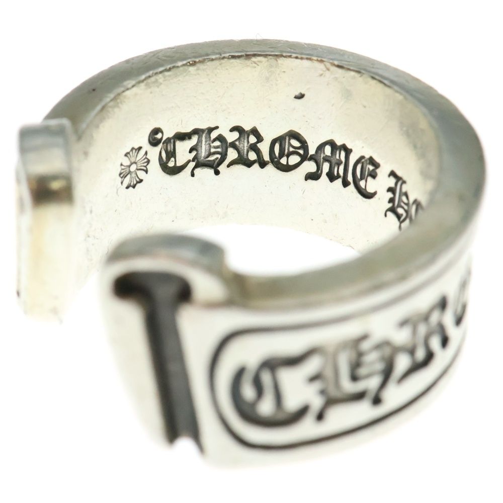 CHROME HEARTS クロムハーツ LG SCROLL LABEL ラージスクロールラベル リング シルバーBCA383 WWW_SHINETEETH_COM