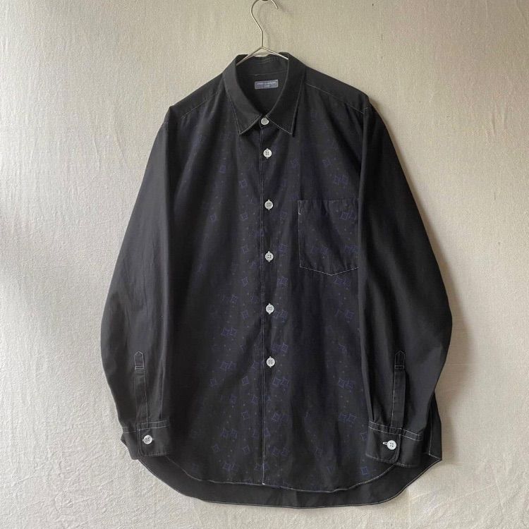 後染め】AD2000 COMME des GARCONS HOMME 切替し シャツ / コットン