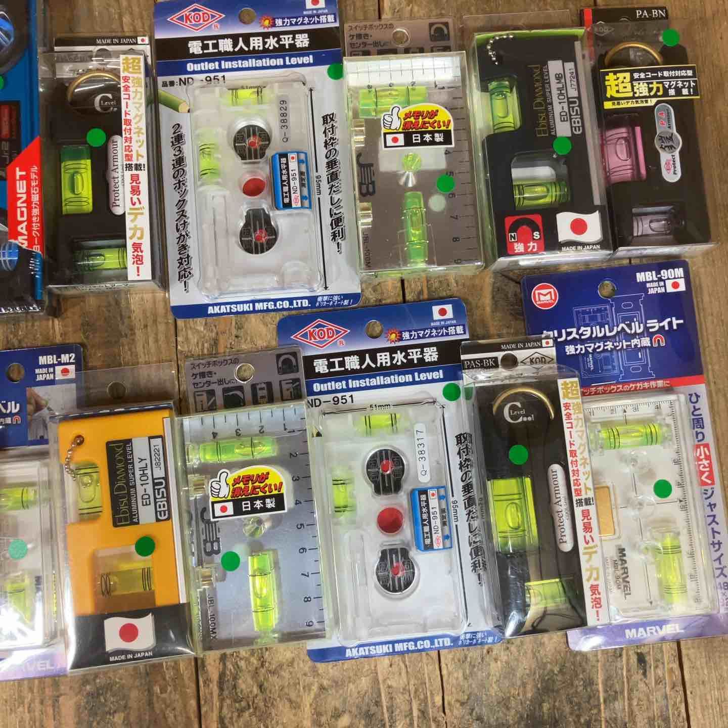 パートナー ♥まとめ売り 水平器 磁石モデル マグネット付き 20個セット まとめ売り エビスダイヤモンド KOD シンワ等 所沢店 人気アイテムお得に購入！