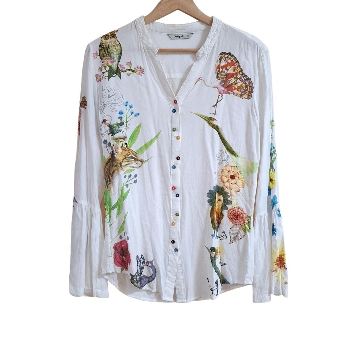 DESIGUAL デシグアル シャツ レディース 24WWTK84 TS_SURREAL