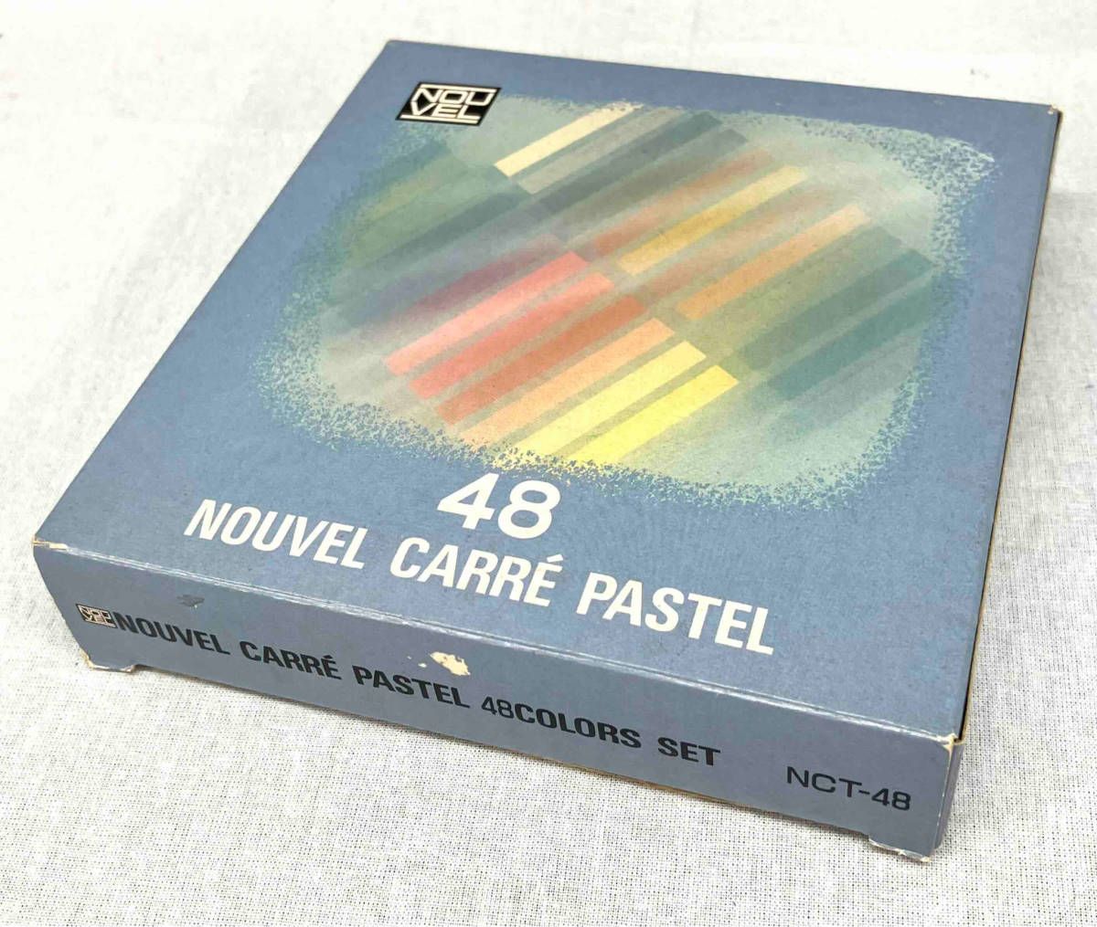 ［未使用・箱付］NOUVEL CARRE PASTEL ヌーベル カレーパステル 48カラーセット 画材 アート用 クレヨン チョーク デザイン デッサン 色彩 