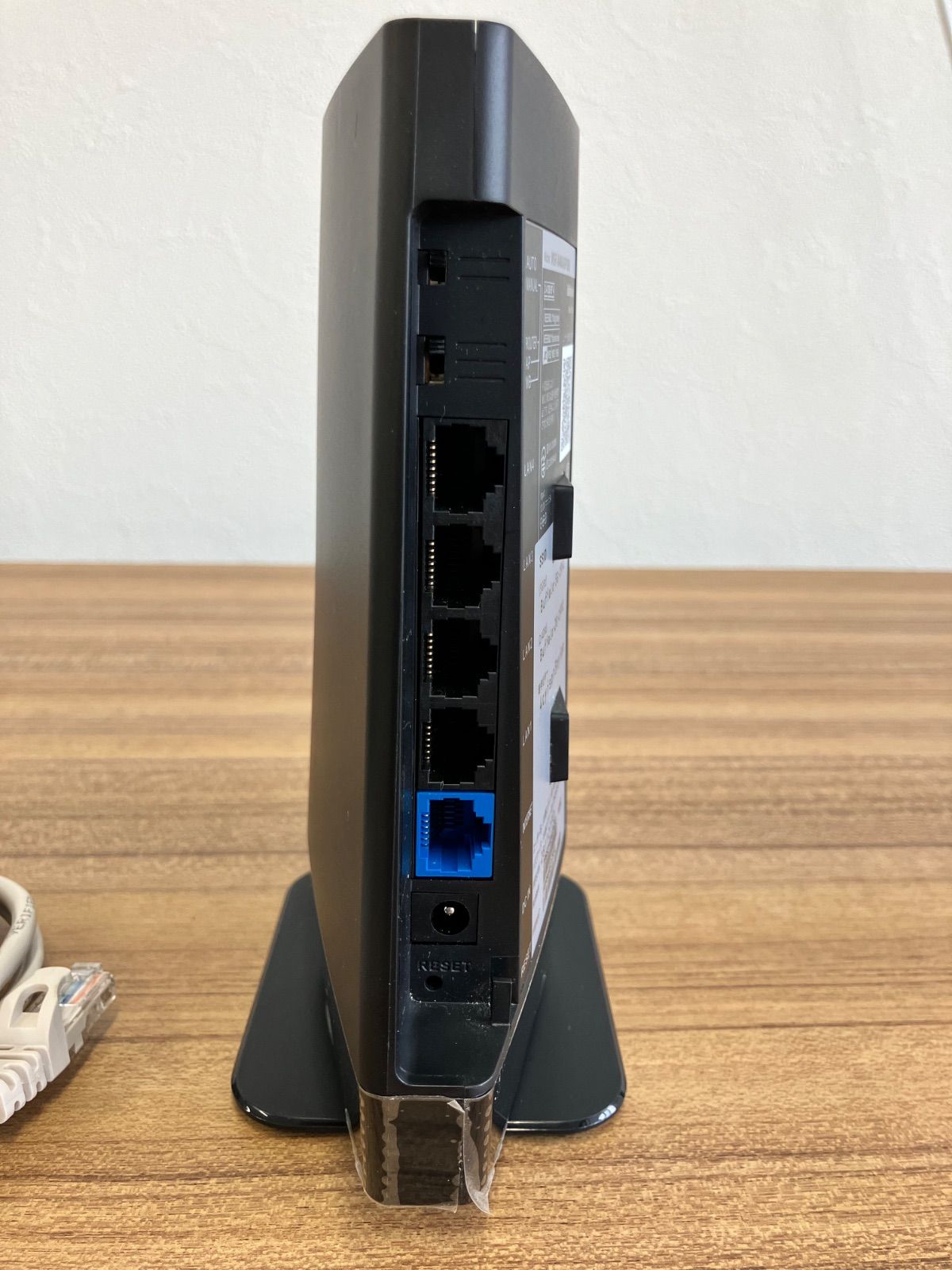 8ヶ月使用◇バッファロー(BUFFALO) WSR-5400AX6P-BK(ブラック) Wi-Fi 6 