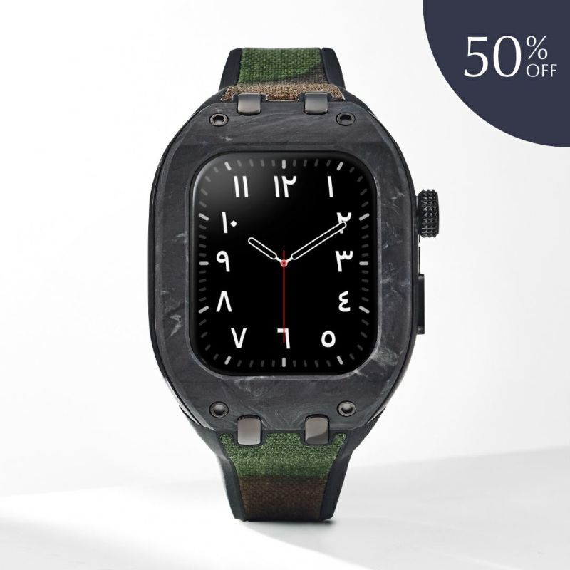 Apple Watch ケース 9 8 7対応 - LUMINOUS CARBON WBB0289-018 41mm