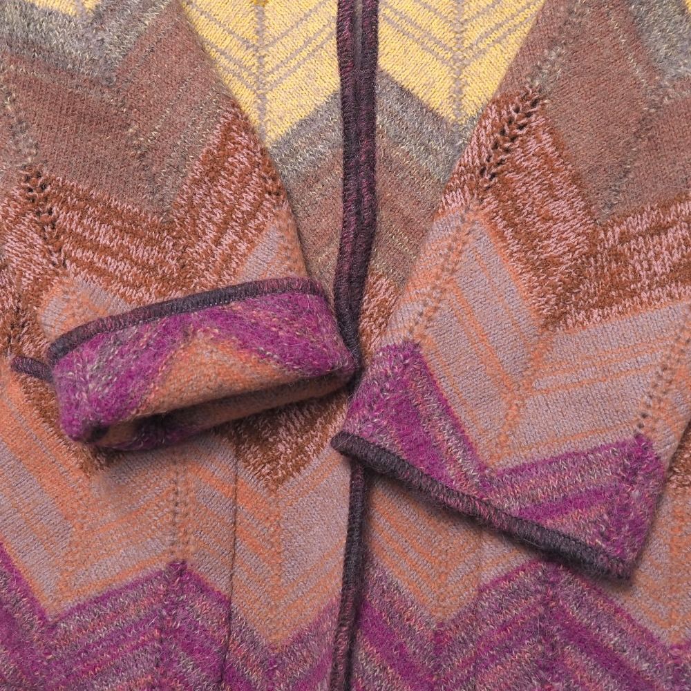 美品 MISSONIミッソーニ ジグザグパターン レディースジャケット 長袖 Zigzag blazer in multicoloured - Missoni | Mytheresa