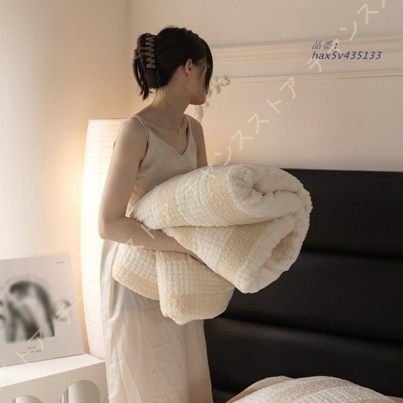 毛布 シングル ふんわり なめらか シープボア もうふ もふもふ 静電防止 肌触り ひざ掛け ブランケット マイクロファイバー 四季適用 大判 フ軽量 hax5v435133 MARWIL-DEMENAGEMENTS_CH