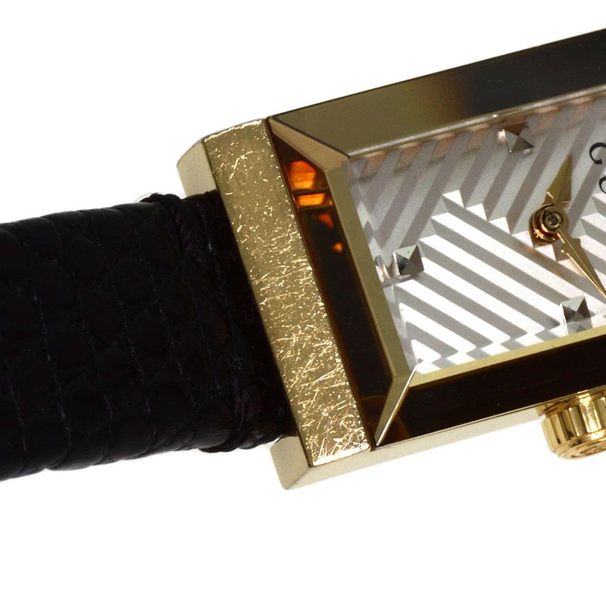 GUCCI グッチ YA147507 Gフレーム 腕時計 GP リザード レディース