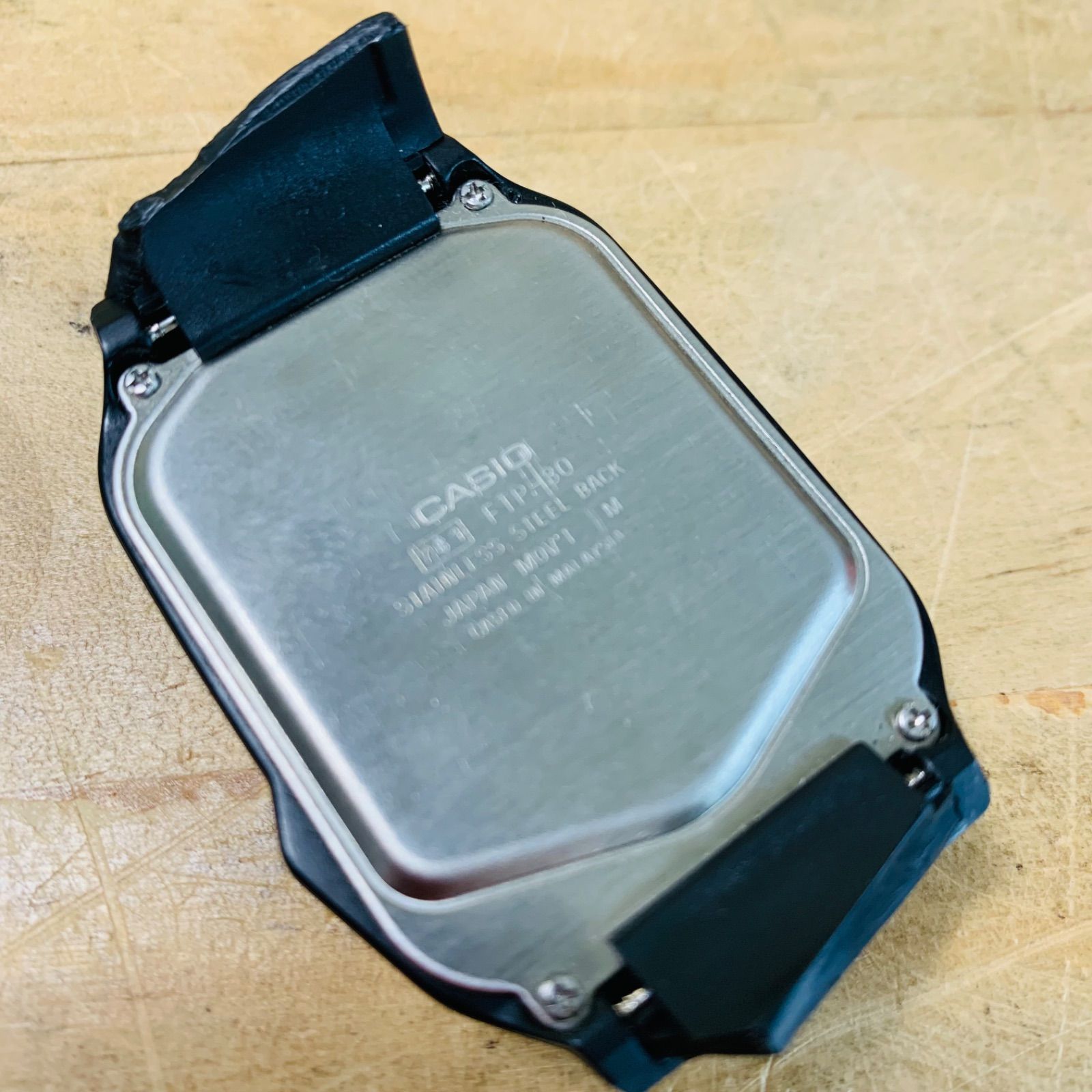 最新デザインの ジャンク 2W34766 CASIO カシオ FTP-30 TOP FLIP DATABANK 時計
