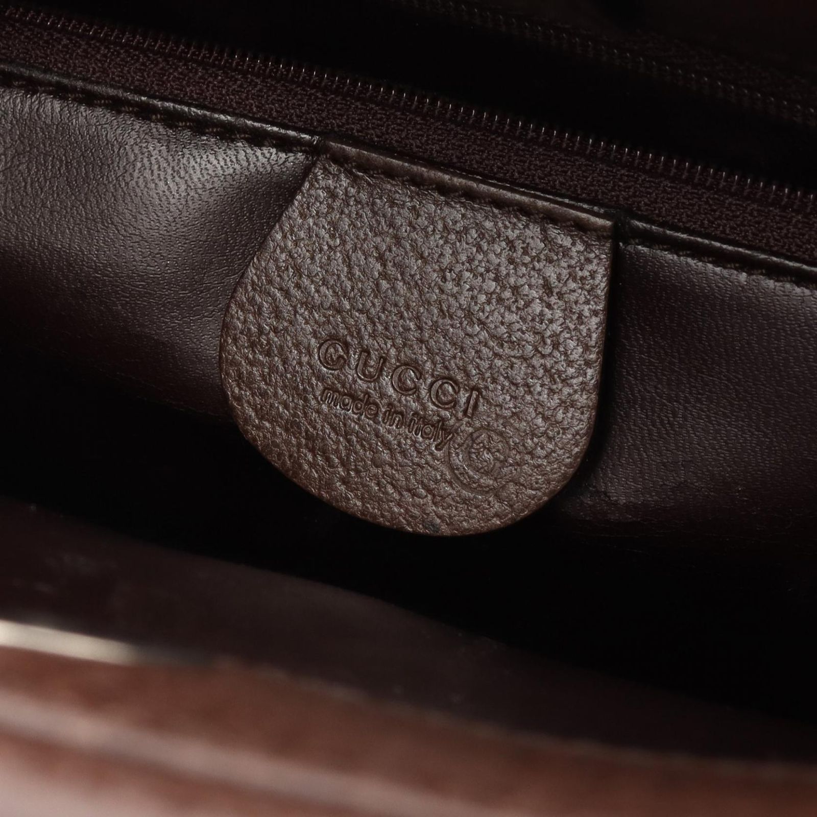 グッチ GUCCI トートバッグ 0021118 ダークブラウン レザー