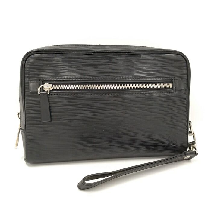 LOUIS VUITTON エピ オシュ クラッチバック ルイヴィトンオシュ クラッチバッグ 14127 黒 シルバー金具