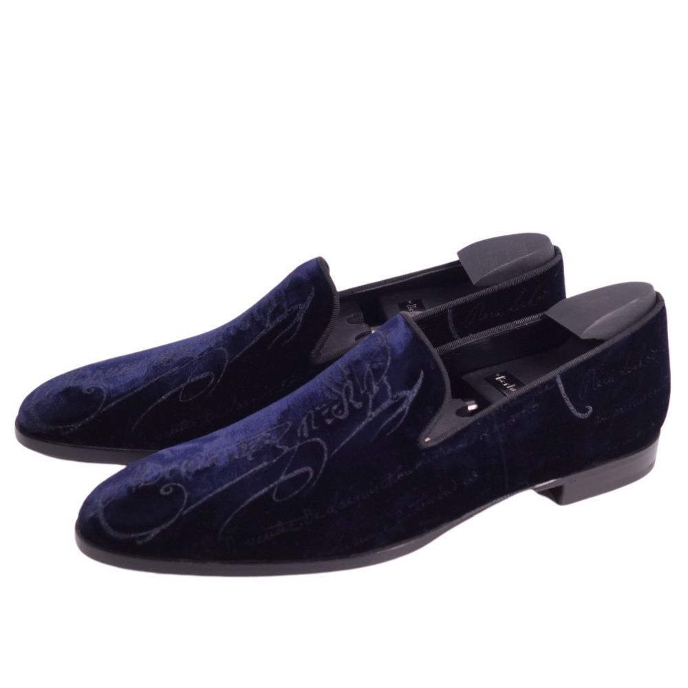 未使用 ベルルッティ Berluti ローファー ベロア ベルベット 