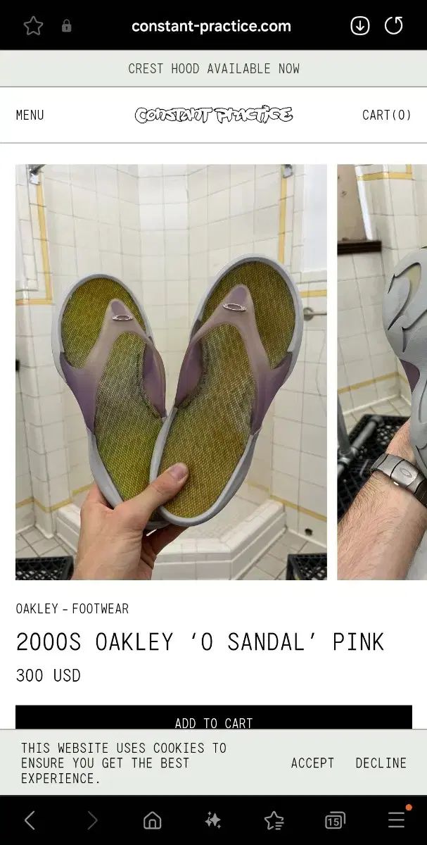 early 00s OAKLEY オークリー O sandal 240