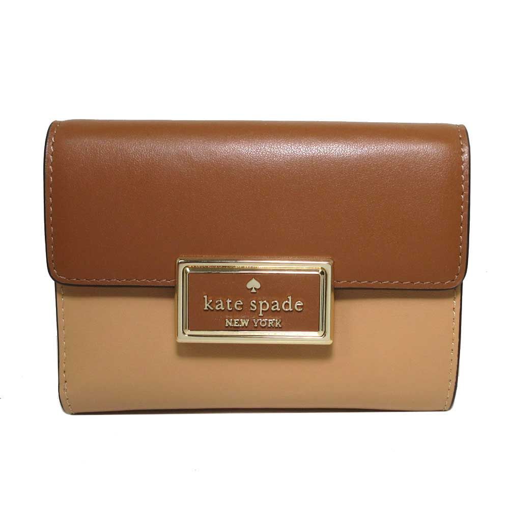 新品 ケイトスペード kate spade 2つ折り財布 MEDIUM あるか FLAP 