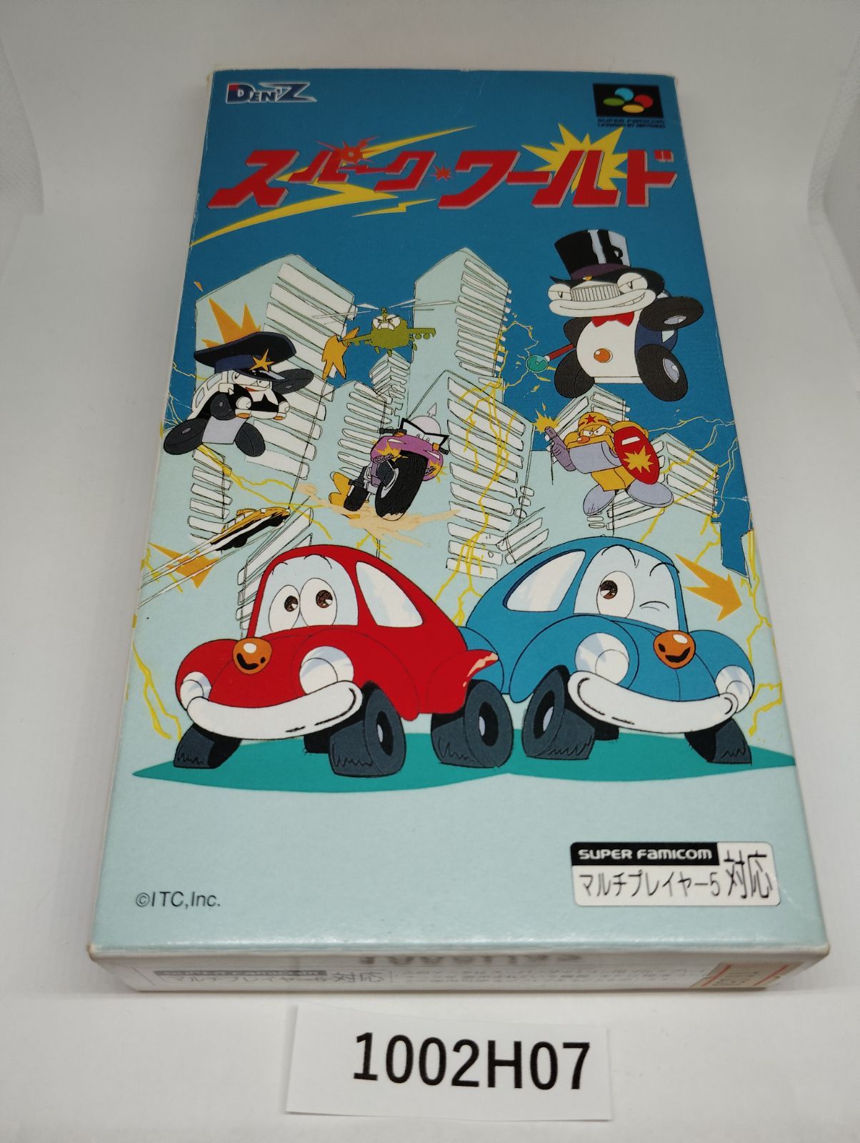 箱 解説書付き スパーク ワールド スーパーファミコン