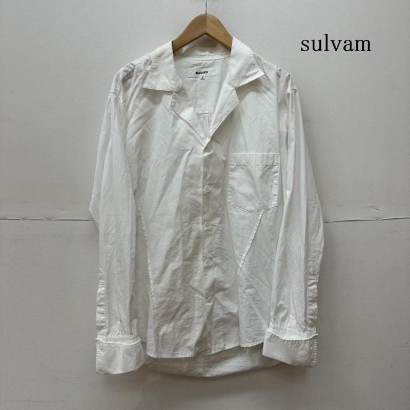 sulvam オープンカラー シャツ open collar SH SJ-B02 | www.agb.md