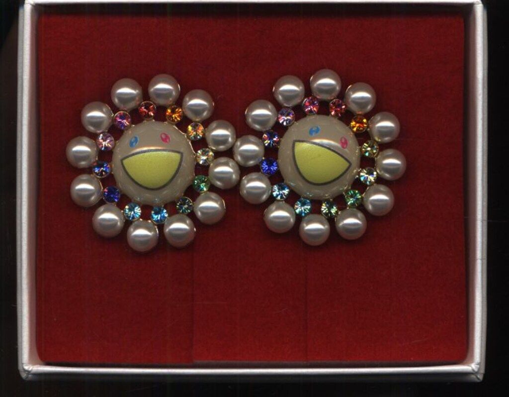 MURAKAMI x Liquem パールフラワーピアス カイカイキキ 村上隆 パール