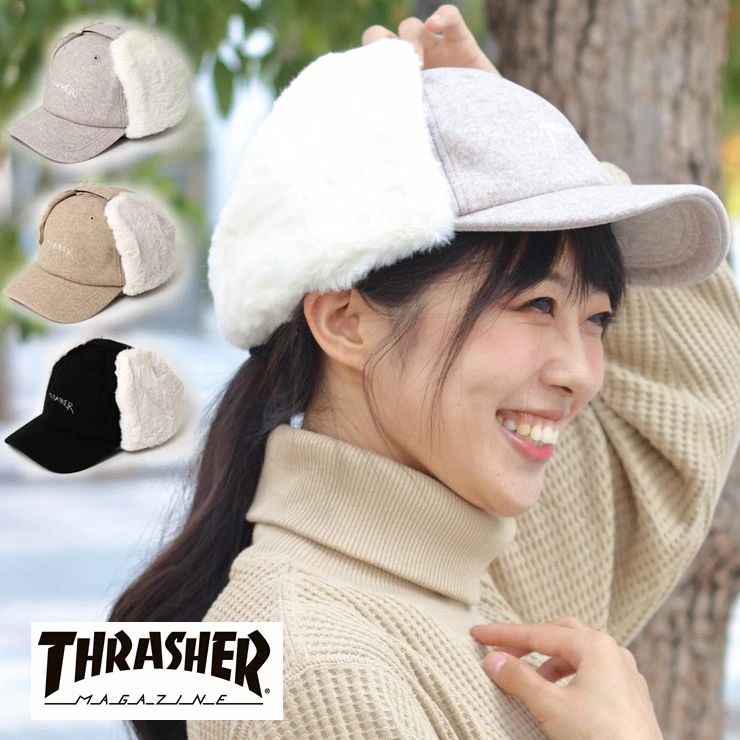 スラッシャー THRASHER フライト キャップ - スキー