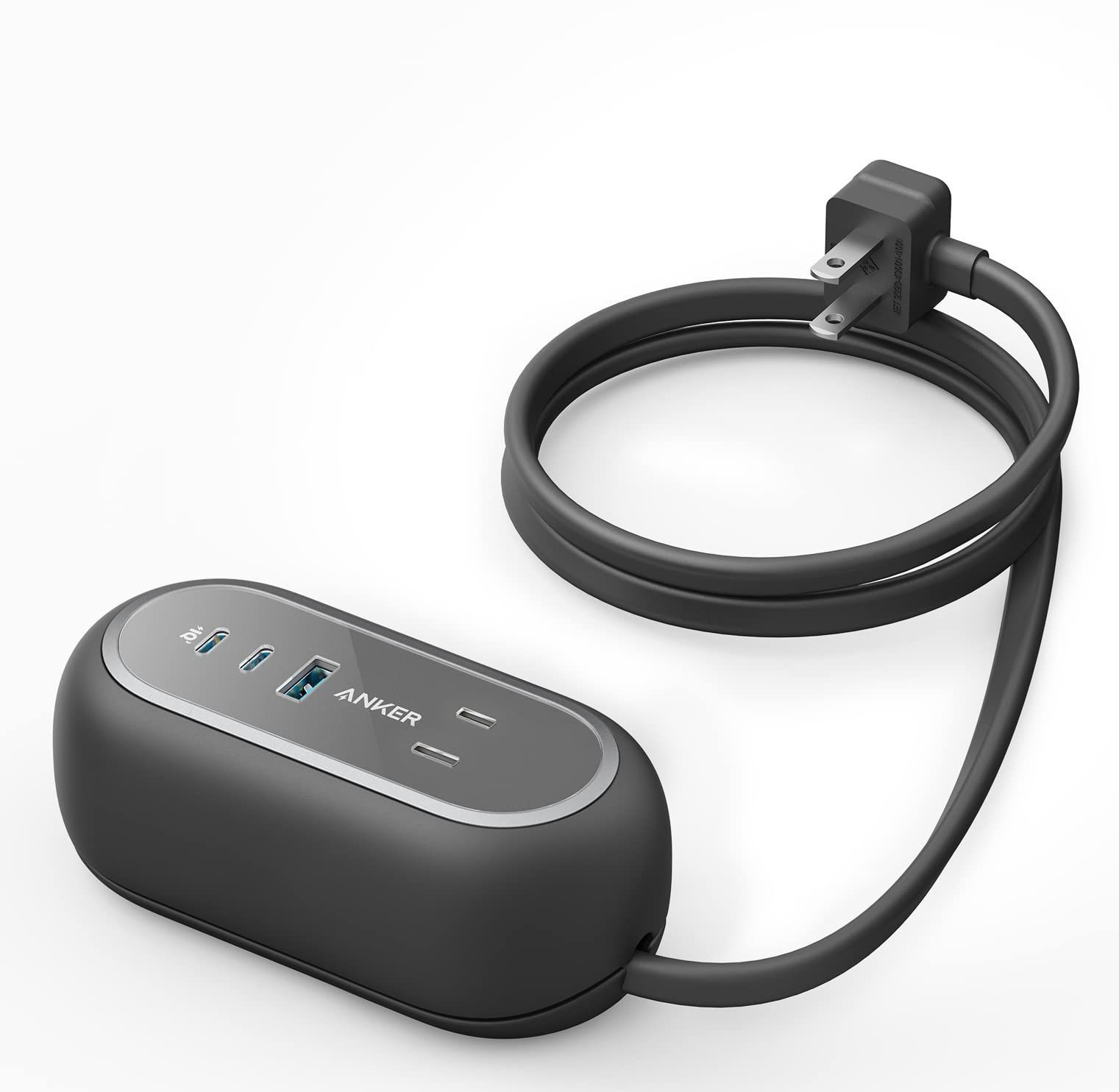 Anker 615 USB Power Strip GaNPrime 65W USBタップ 電源タップ 延長コード ブラック