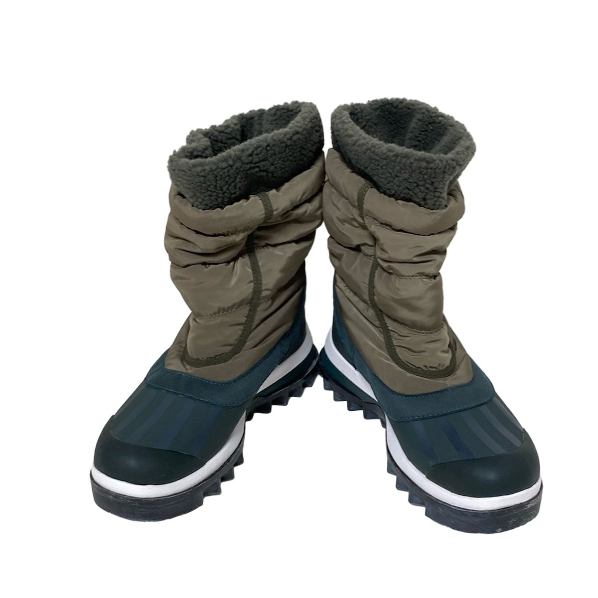 バランスの取れた ADIDAS BY STELLA McCARTNEY アディダスバイステラマッカートニー ショートブーツ 23.5 レディース - ダークグリーン×カーキ