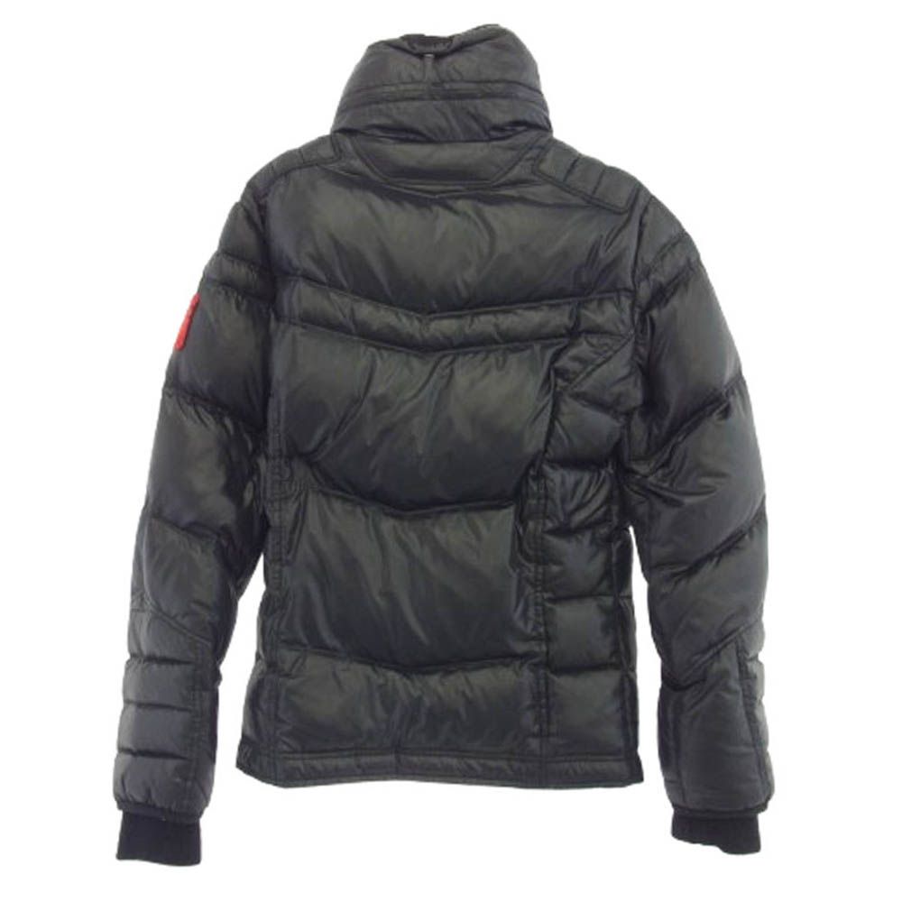 DIESEL ディーゼル 袖ロゴワッペン ダウン ジャケット ブラック