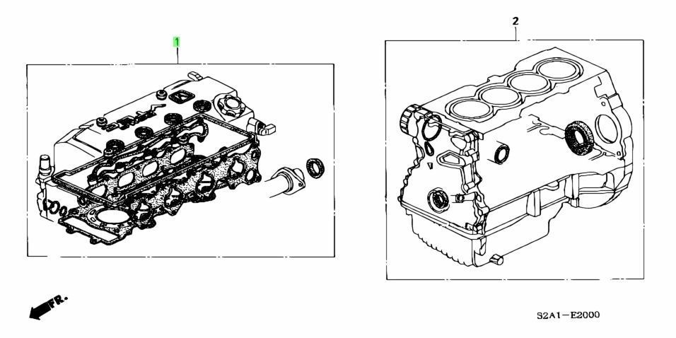 新品 ホンダ純正 S2000 AP1 エンジン シリンダーヘッド ガスケット  