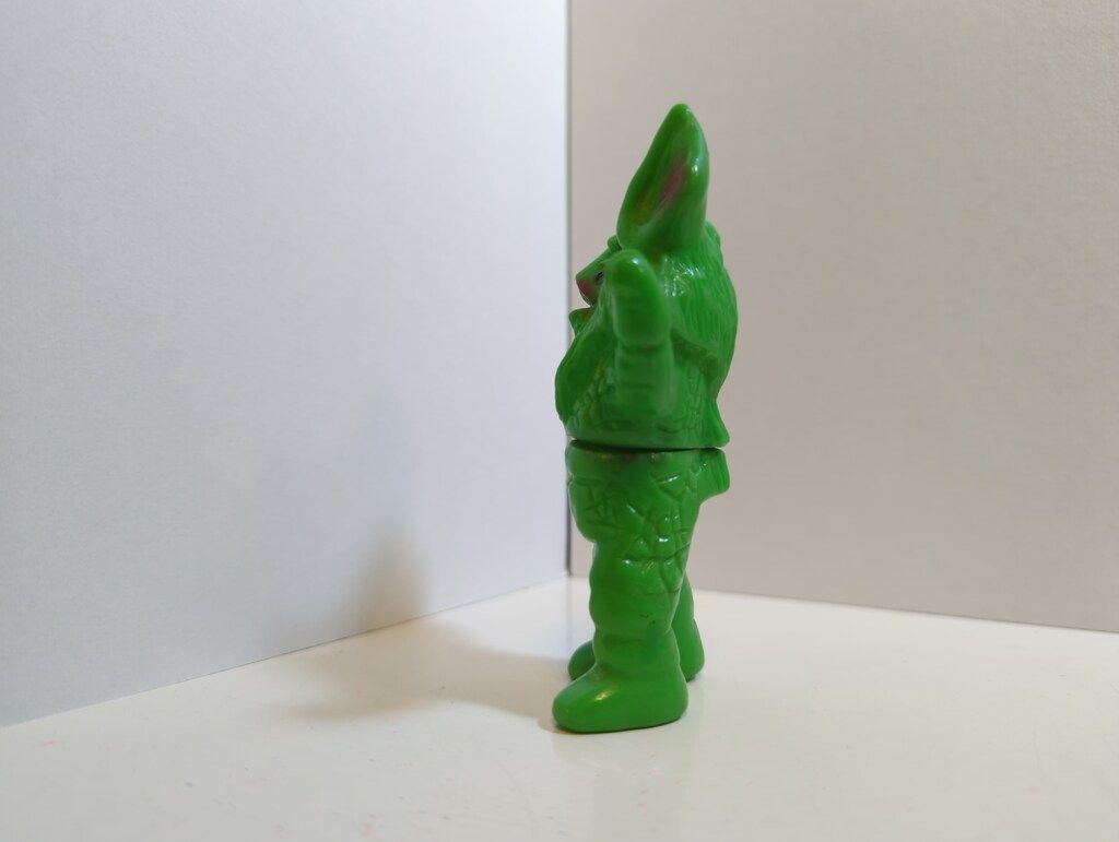  ブルマァク ミニサイズ イカルス星人 105 mm 黄緑成型 ウルトラマン キャラクター玩具