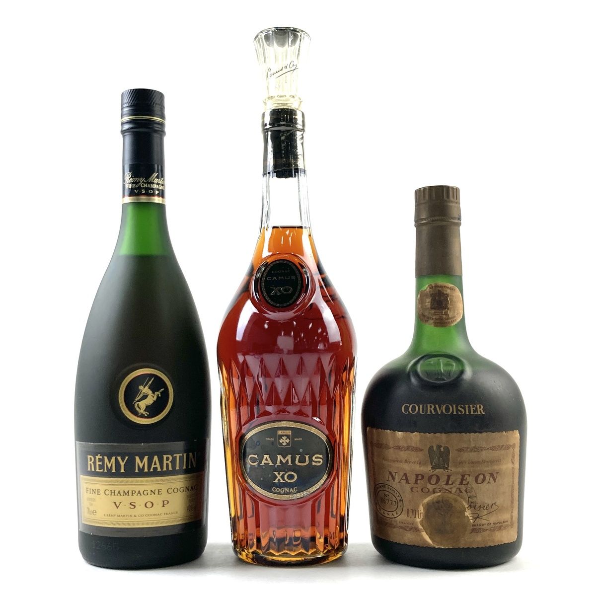 3本 レミーマルタン カミュ クルボアジェ コニャック 700ml ブランデー