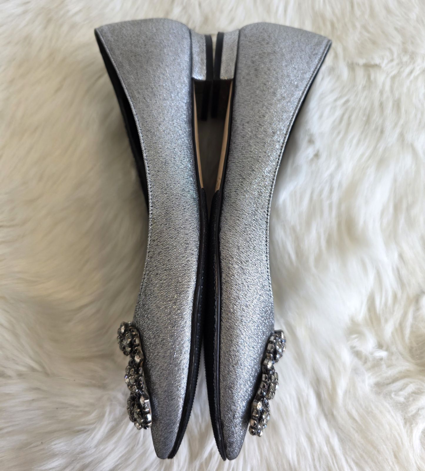 ☆Manolo Blahnik(マノロブラニク) HANGISI ハンギシ フラットシューズ