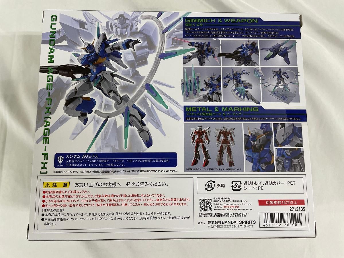 未開封品 METAL ROBOT魂 ガンダム AGE-FX 魂ウェブ商店限定 機動戦士