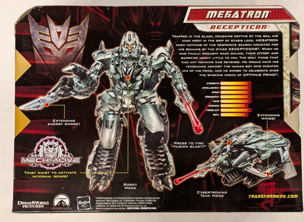 HASBRO トランスフォーマーリベンジ メガトロン YOLOPARK AMK PRO