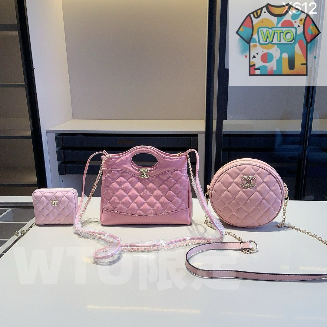 今日 Chanel X613 3点セット 31バッグ＆ラウンドバッグ＆ウォレット ホワイト 超 なセット | ♥品 -WT0輸入