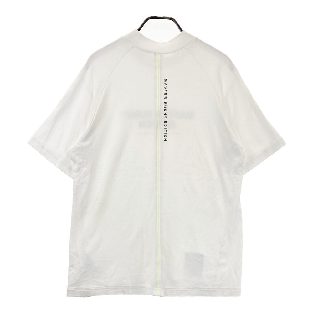 サイズ 6 MASTER BUNNY EDITION マスターバニーエディション モデル ハイネック 半袖Tシャツ ホワイト系 240101462468 ゴルフウェア メンズ ストスト