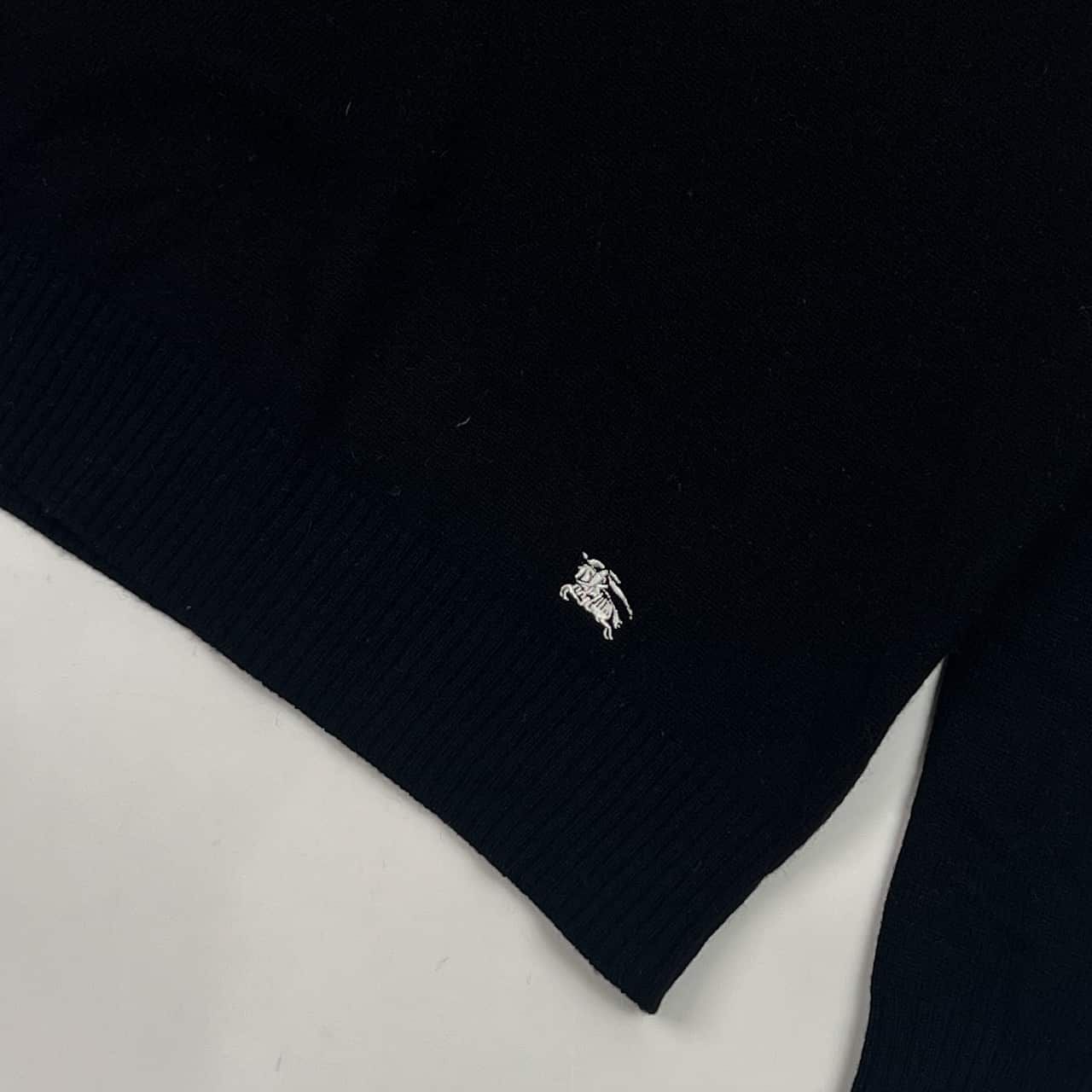 カシミヤ 羊毛 混 BURBERRY BLACK LABEL バーバリー ブラック
