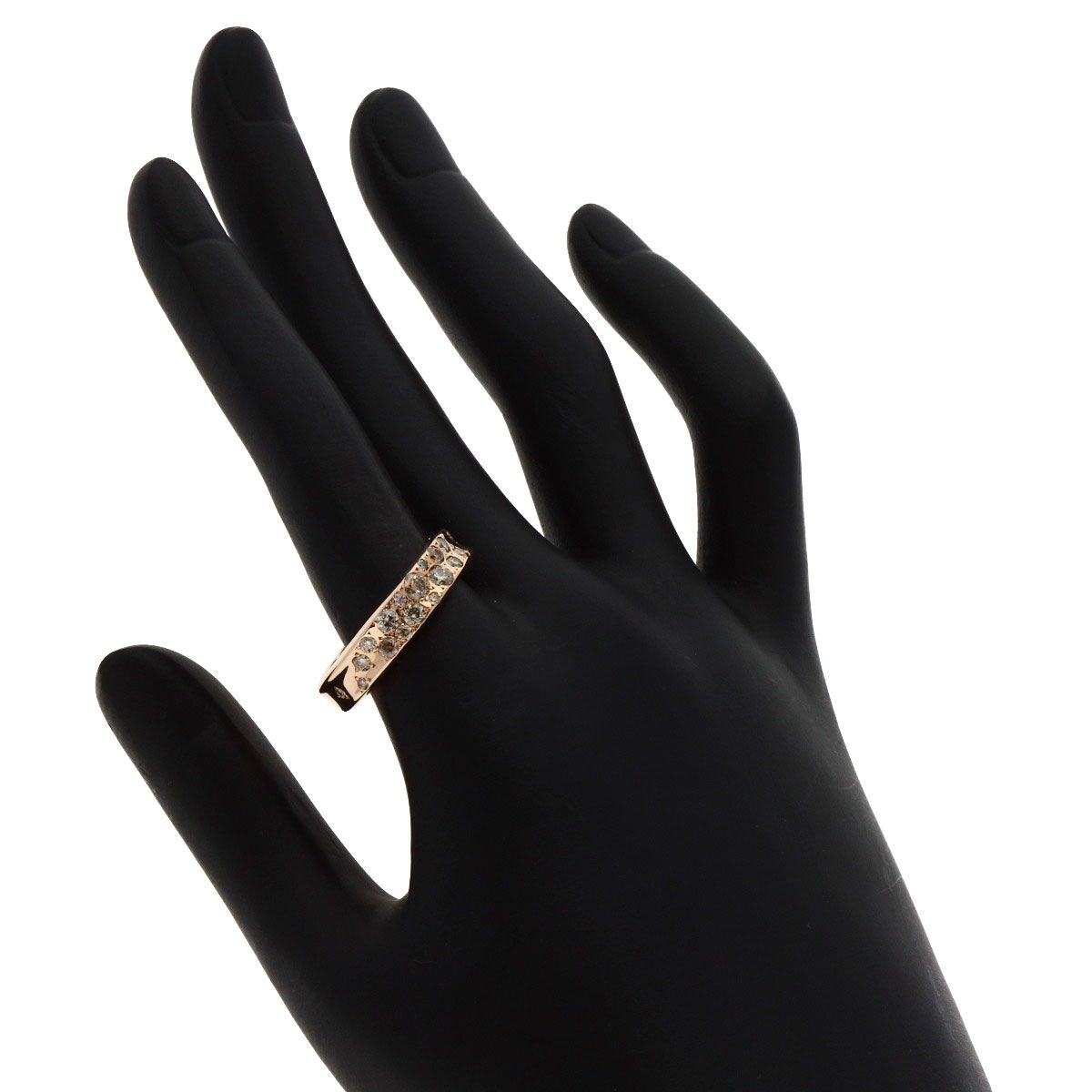 Kashikey カシケイ メランジェ ブラウンダイヤモンド リング・指輪