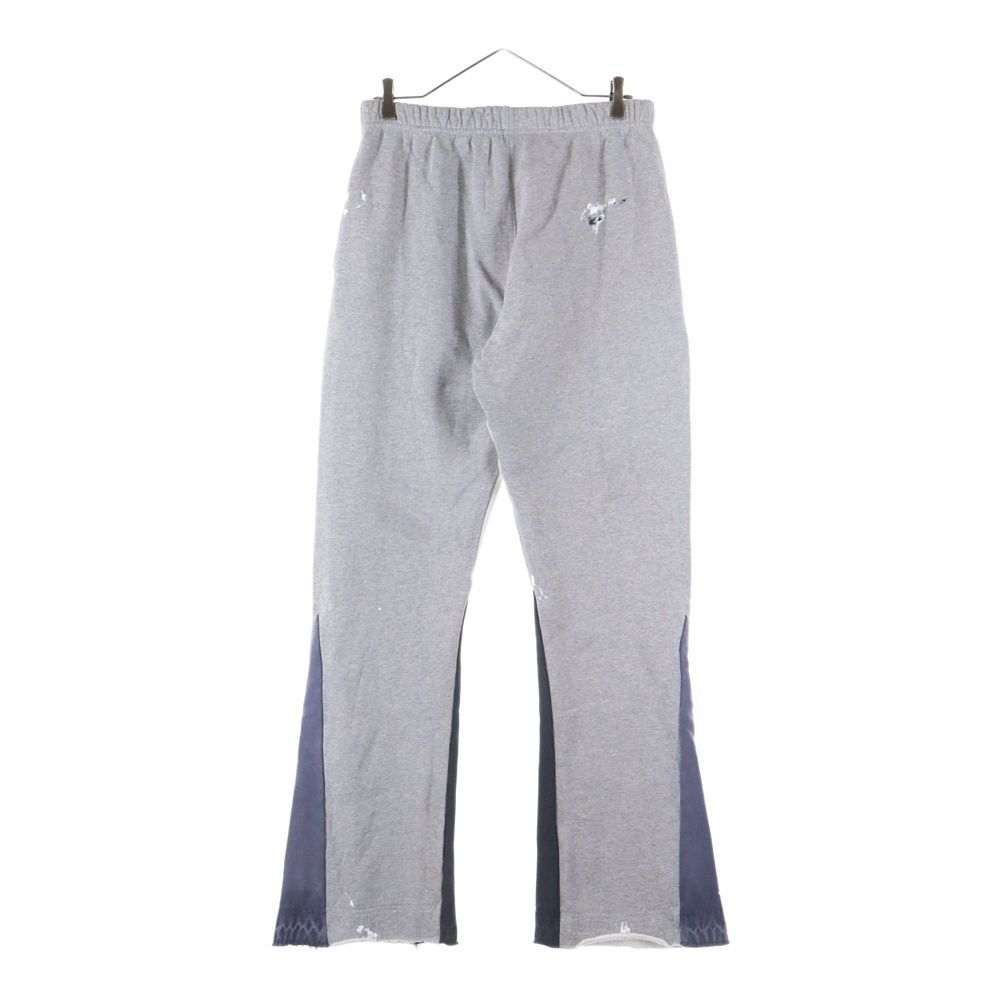 GALLERY DEPT. ギャラリーデプト GD LOGO PAINTED FLARE SWEAT PANTS ロゴプリント ペイント加工 フ スウェットパンツ グレー DL-F-2120P