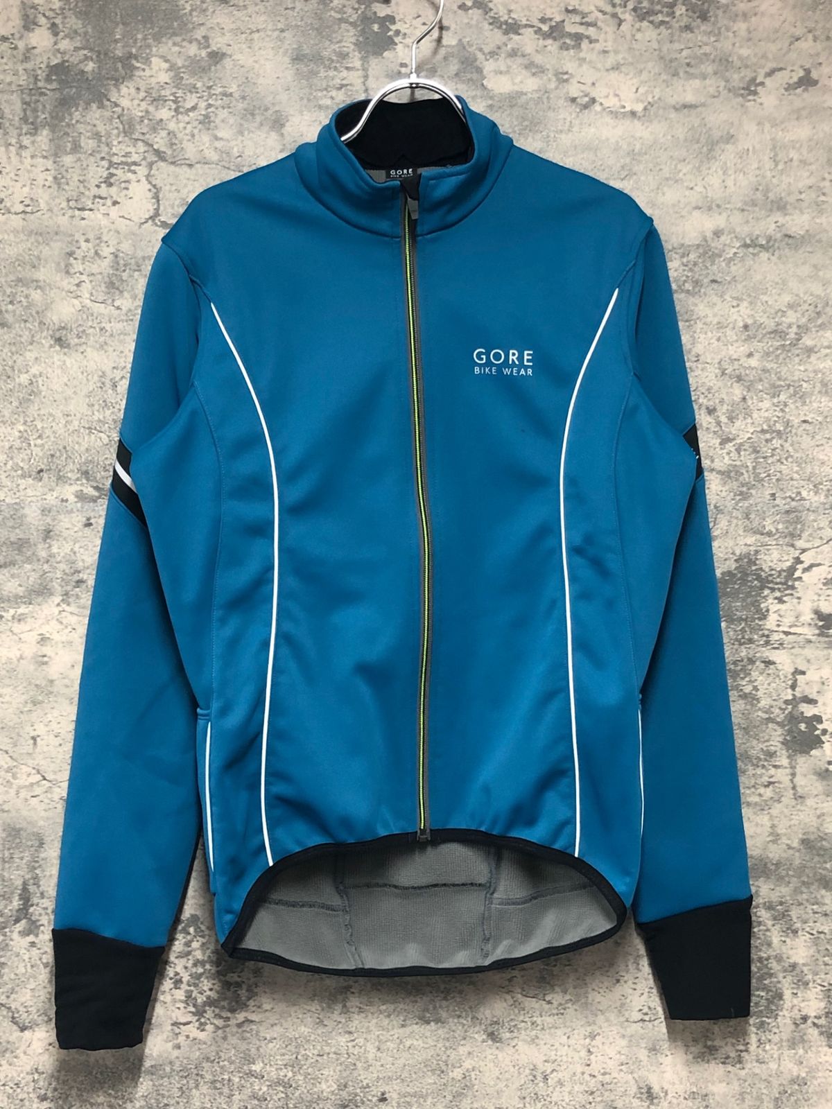IX337 ゴアバイクウェア GORE BIKE WEAR 長袖サイクルジャージ 裏起毛 ブルー M