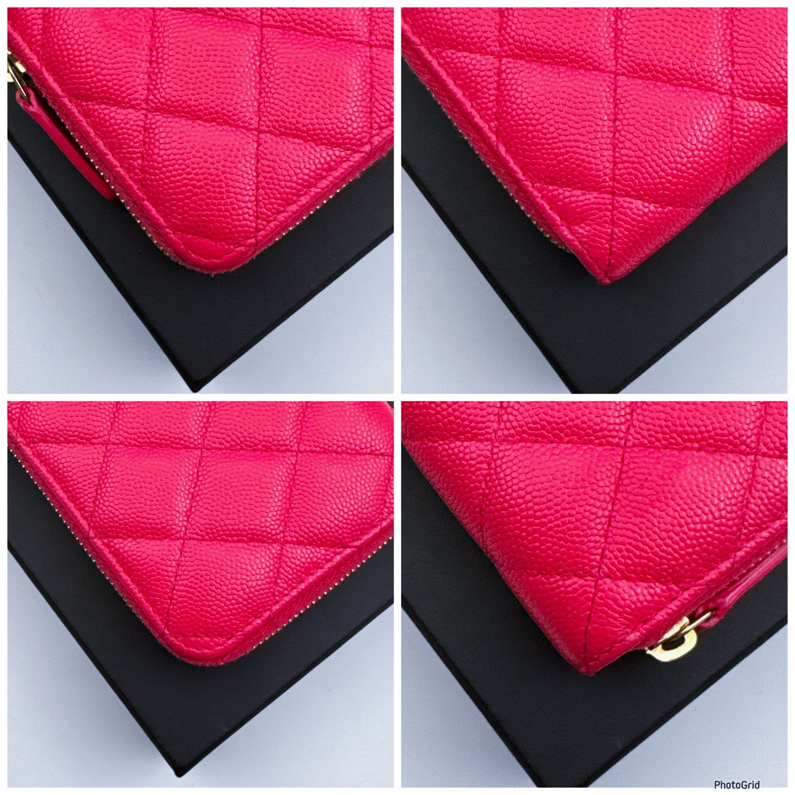 シャネル ディズヌフ19 キャビアスキン マトラッセ ミディアムウォレット NICORILABO_COM