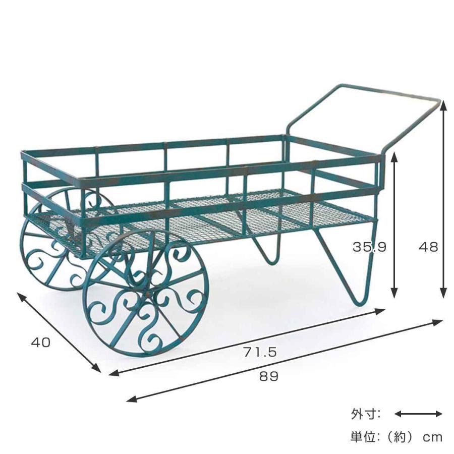 アイアンのフラワーカート フラワープランター フラワースタンド