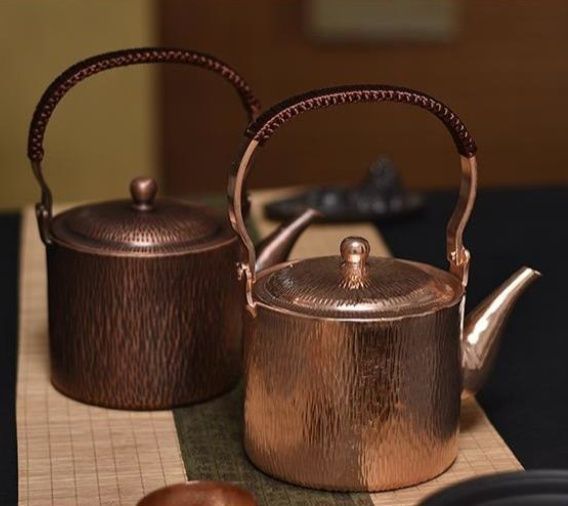 煎茶道具 使いやすい容量 ポット 湯沸 槌目 急須 水注し 水差 水