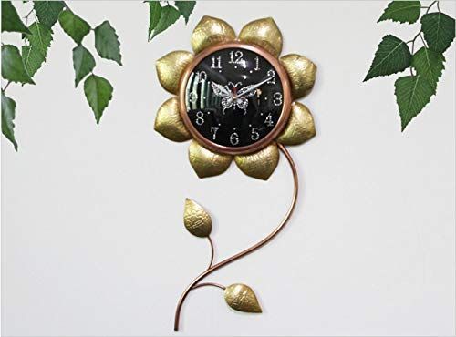 純銅製掛け時計 ヒマワリ HBC-104電波時計 純銅製掛け時計 ヒマワリ HBC-104電波時計 - メルカリ