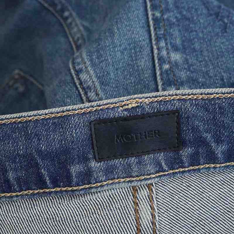 マザー mother 24SS THE DITCHER ROLLER ZIP SNEAK デニムパンツ  
