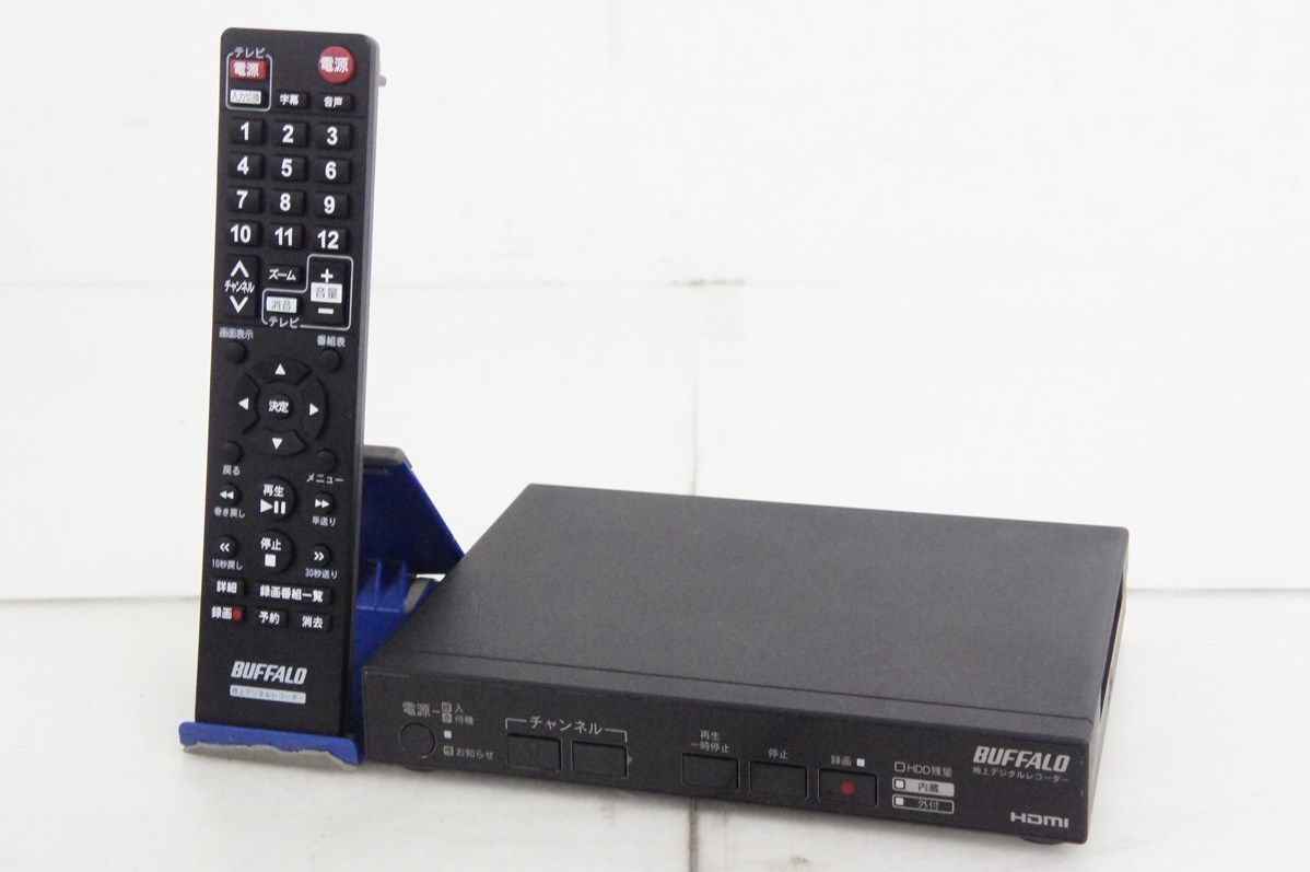 BUFFALOバッファローレコーダー機能搭載 TV用地デジチューナー DTV-H500R 500GB