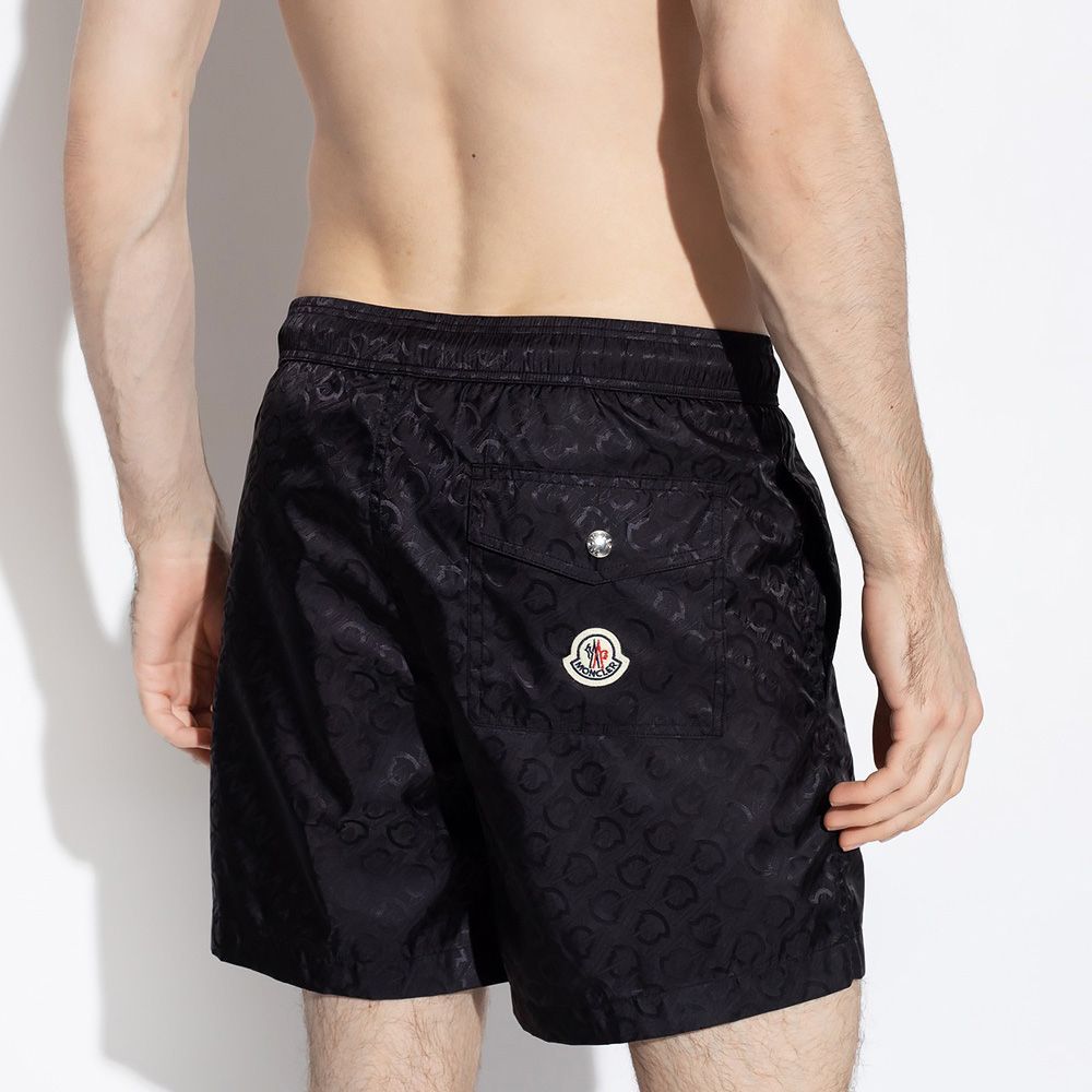 32 MONCLER モンクレール 2C00017 596VO ブラック 海パン 水着