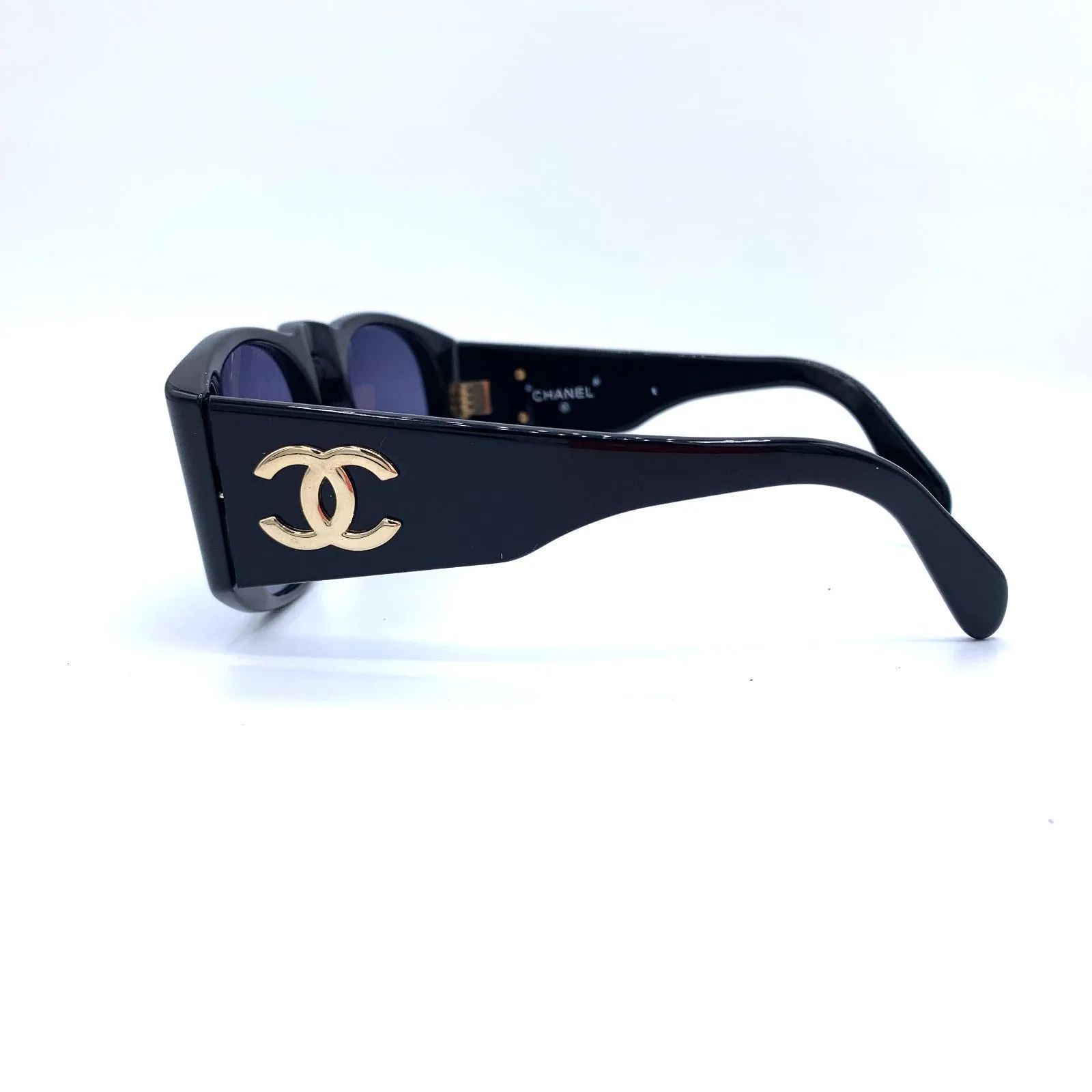 ▽CHANEL/シャネル ココマーク サングラス ブラック 01451 94305