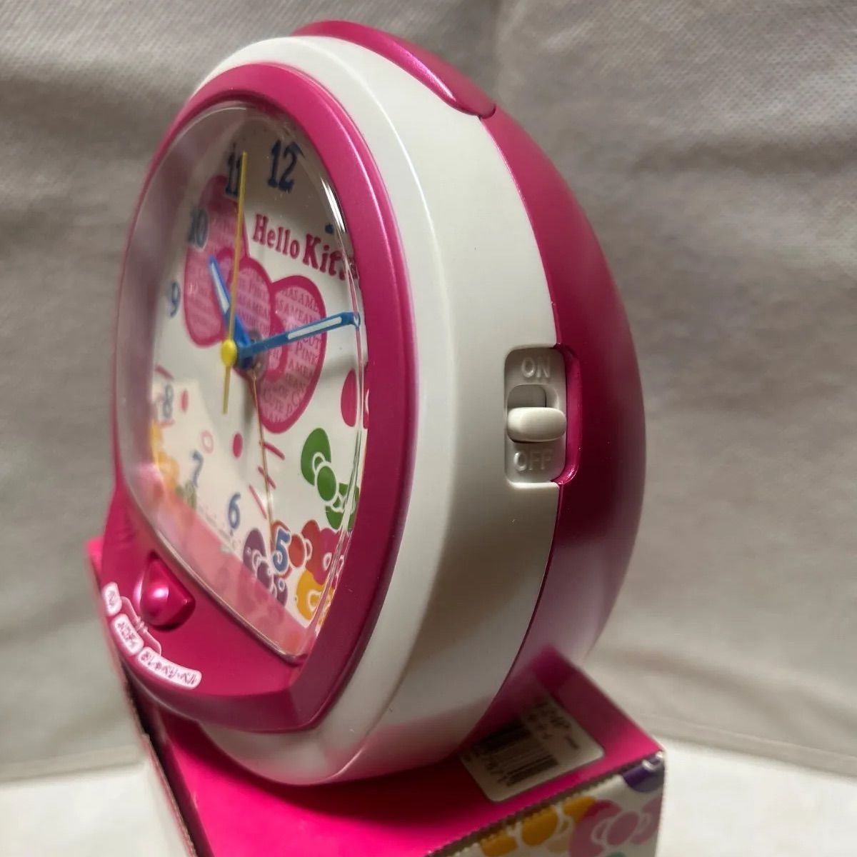 Ｈello  Ｋitty       おしゃべり目覚まし時計　　リボン