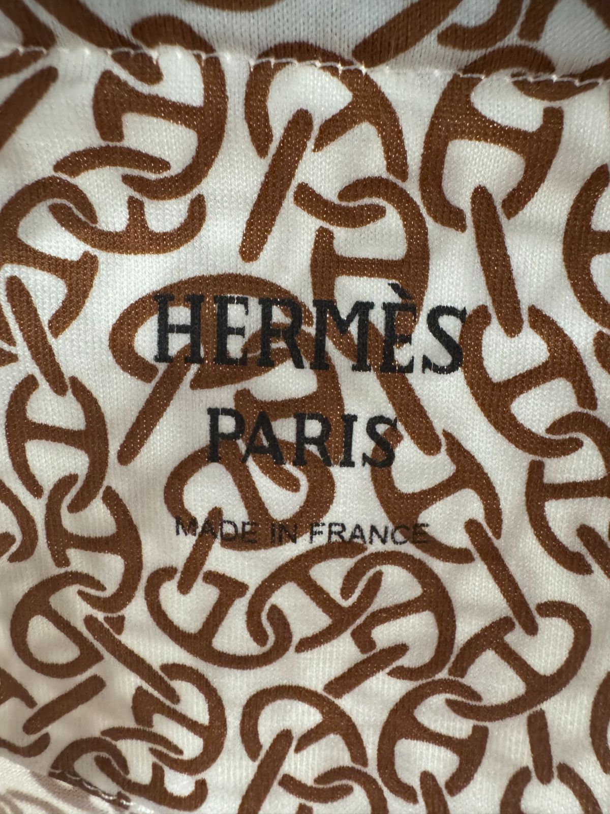  HERMES ノースリーブカットソー ナウサ シェーヌ トップス ノースリーブ ニット セーター